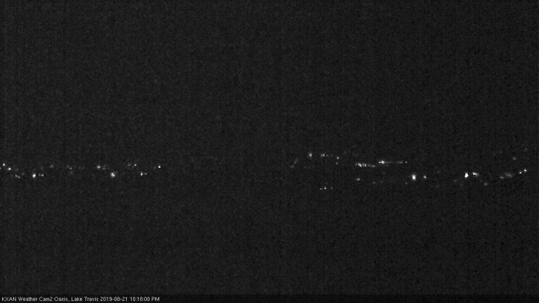 Lake Travis webcam, August 21, 2019 9:20 PM CT