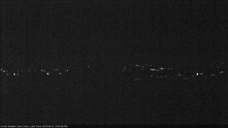 Lake Travis webcam, August 21, 2019 9:55 PM CT