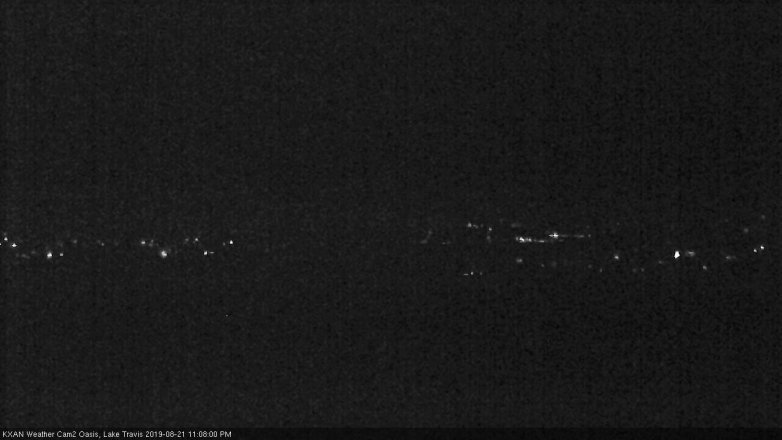 Lake Travis webcam, August 21, 2019 10:10 PM CT