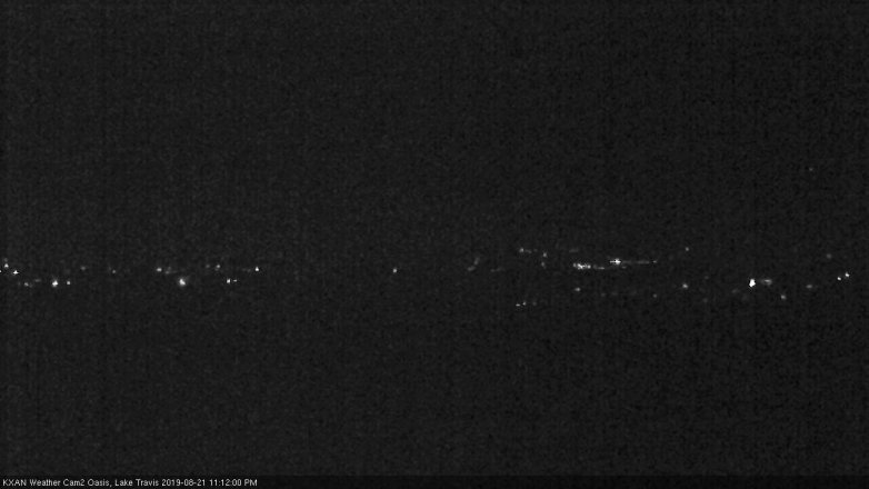 Lake Travis webcam, August 21, 2019 10:15 PM CT