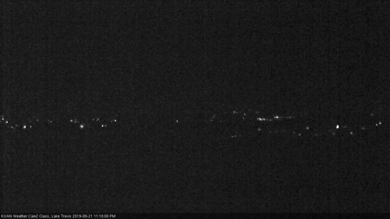 Lake Travis webcam, August 21, 2019 10:20 PM CT