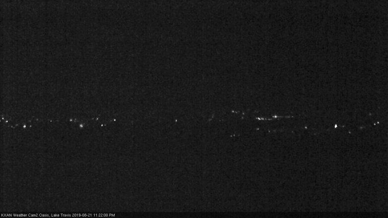 Lake Travis webcam, August 21, 2019 10:25 PM CT