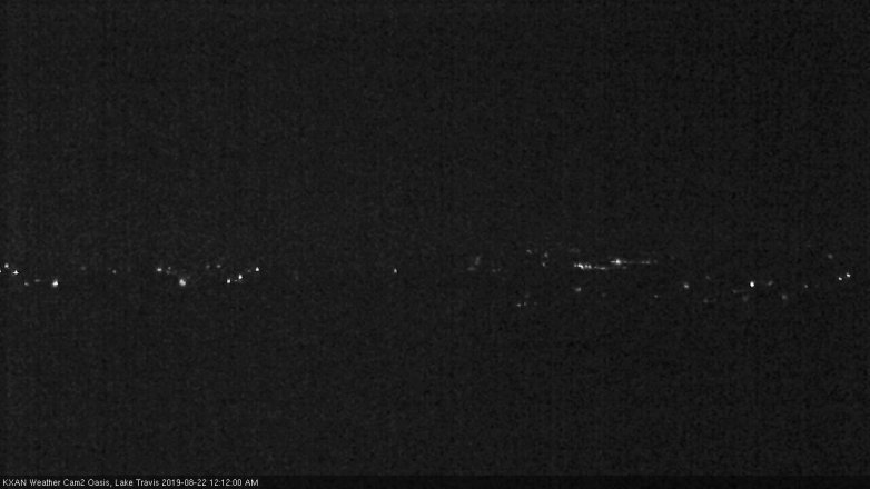 Lake Travis webcam, August 21, 2019 11:15 PM CT