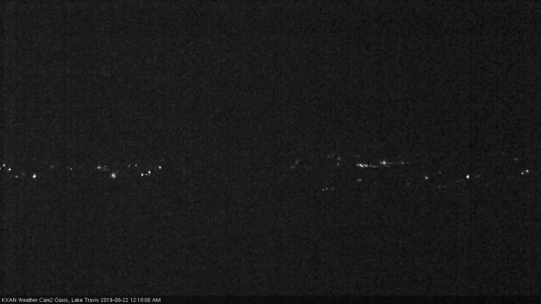 Lake Travis webcam, August 21, 2019 11:20 PM CT