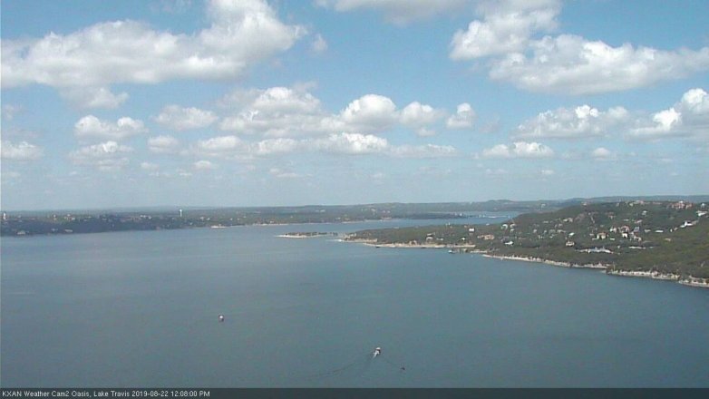 Lake Travis webcam, August 22, 2019 11:10 AM CT
