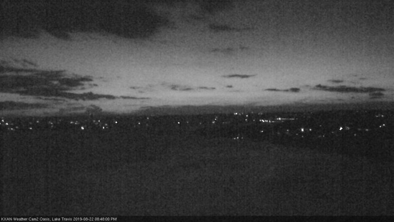 Lake Travis webcam, August 22, 2019 7:50 PM CT