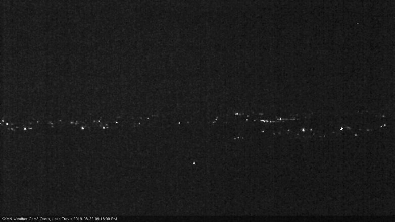 Lake Travis webcam, August 22, 2019 8:20 PM CT