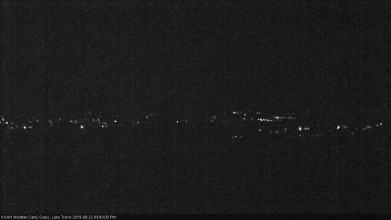 Lake Travis webcam, August 22, 2019 8:45 PM CT