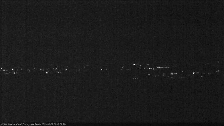 Lake Travis webcam, August 22, 2019 8:50 PM CT