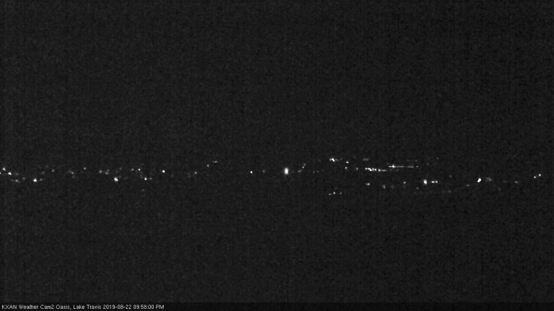 Lake Travis webcam, August 22, 2019 9:00 PM CT