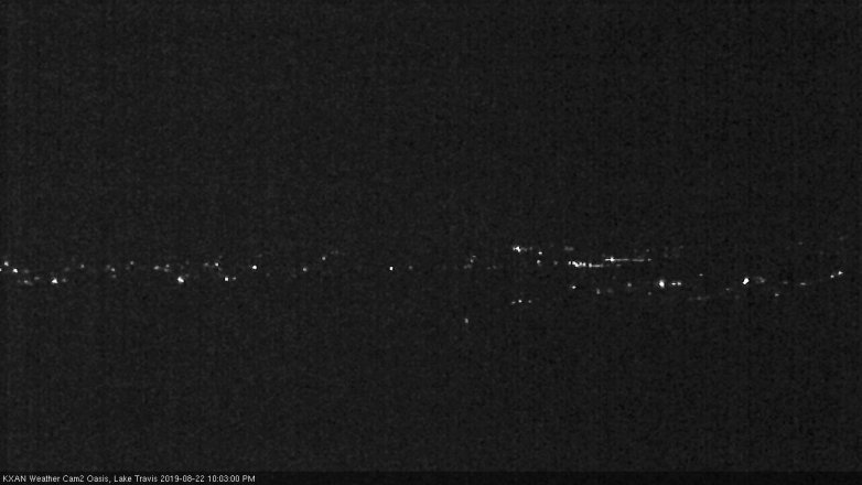 Lake Travis webcam, August 22, 2019 9:05 PM CT