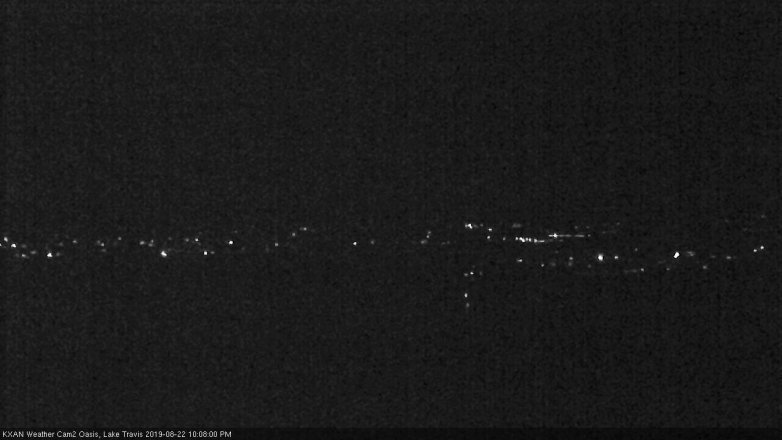 Lake Travis webcam, August 22, 2019 9:10 PM CT