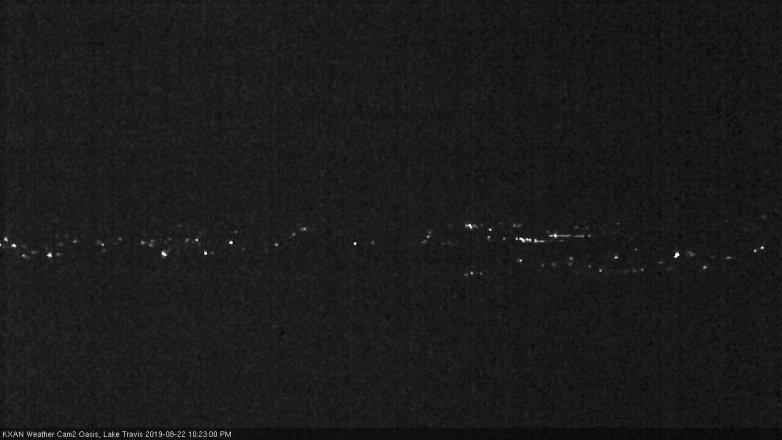 Lake Travis webcam, August 22, 2019 9:25 PM CT
