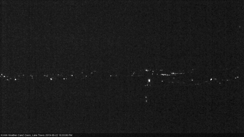 Lake Travis webcam, August 22, 2019 9:35 PM CT