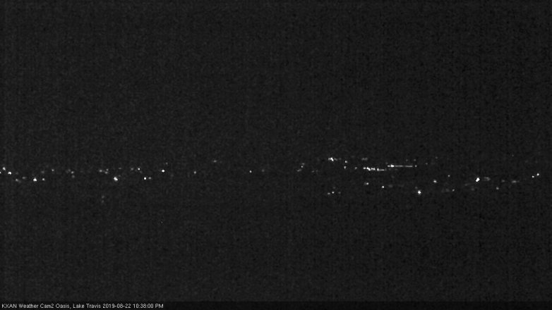Lake Travis webcam, August 22, 2019 9:40 PM CT