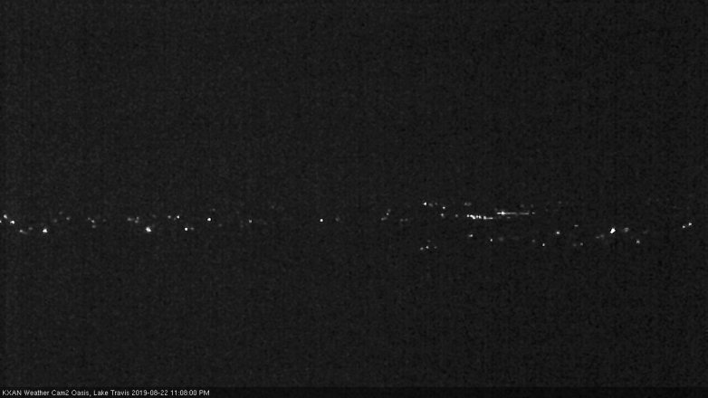 Lake Travis webcam, August 22, 2019 10:10 PM CT