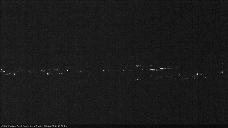 Lake Travis webcam, August 22, 2019 10:20 PM CT