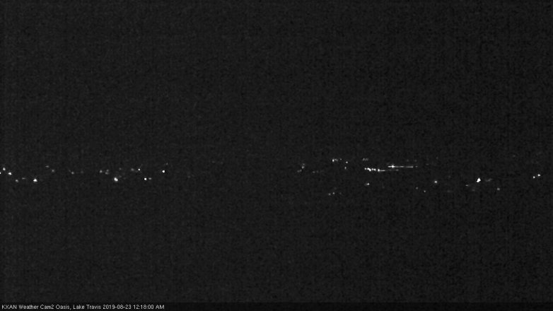 Lake Travis webcam, August 22, 2019 11:20 PM CT