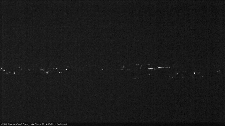 Lake Travis webcam, August 22, 2019 11:40 PM CT
