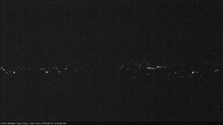 Lake Travis webcam, August 22, 2019 11:50 PM CT
