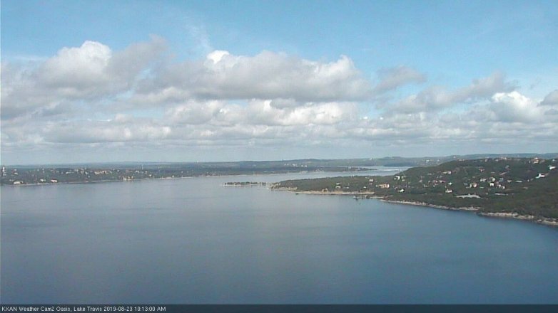 Lake Travis webcam, August 23, 2019 9:15 AM CT