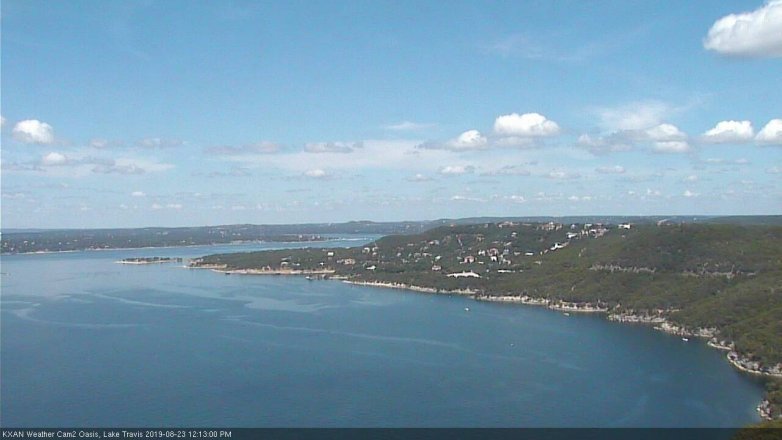 Lake Travis webcam, August 23, 2019 11:15 AM CT
