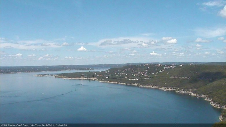 Lake Travis webcam, August 23, 2019 11:40 AM CT