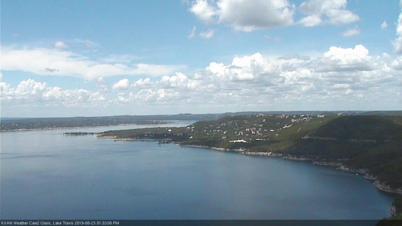 Lake Travis webcam, August 23, 2019 12:35 PM CT