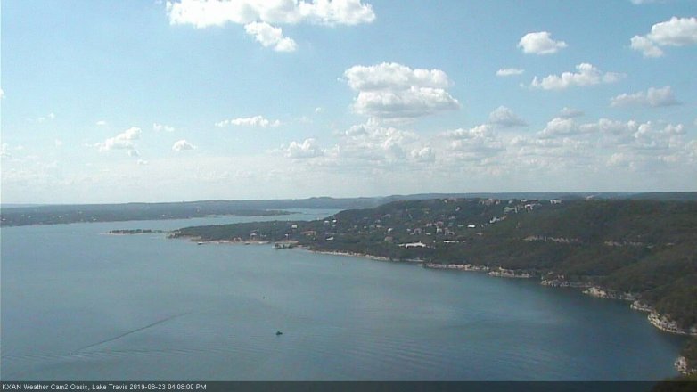Lake Travis webcam, August 23, 2019 3:10 PM CT