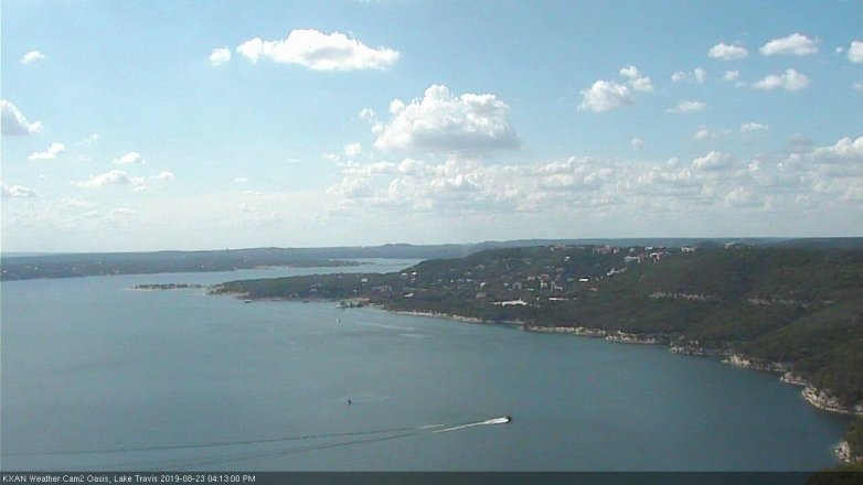Lake Travis webcam, August 23, 2019 3:15 PM CT