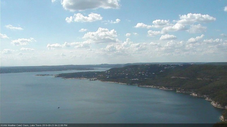 Lake Travis webcam, August 23, 2019 3:25 PM CT