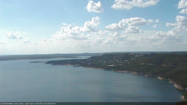 Lake Travis webcam, August 23, 2019 3:40 PM CT