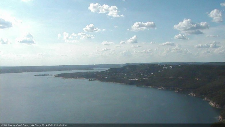 Lake Travis webcam, August 23, 2019 4:25 PM CT