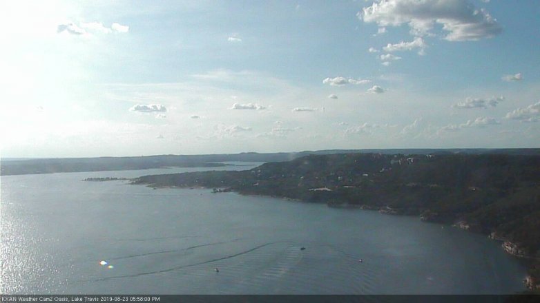 Lake Travis webcam, August 23, 2019 5:00 PM CT