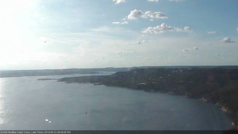 Lake Travis webcam, August 23, 2019 5:10 PM CT