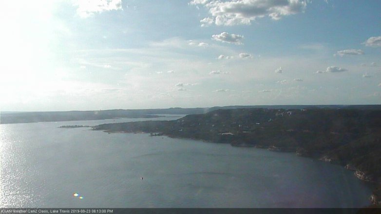 Lake Travis webcam, August 23, 2019 5:15 PM CT