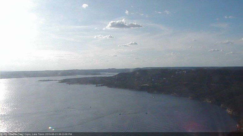 Lake Travis webcam, August 23, 2019 5:25 PM CT
