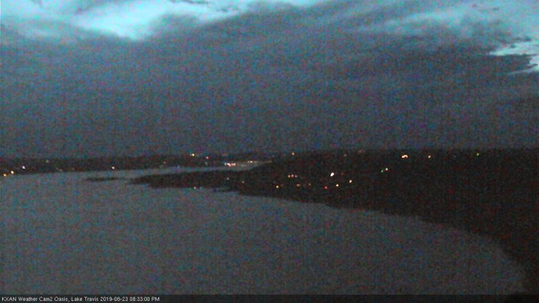 Lake Travis webcam, August 23, 2019 7:35 PM CT