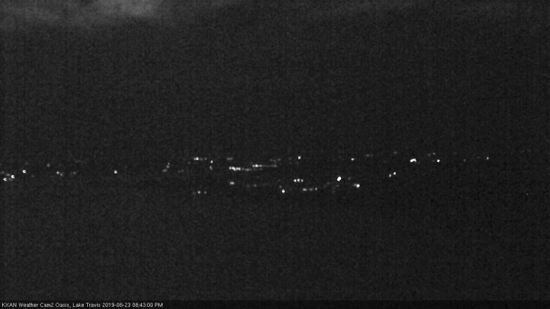 Lake Travis webcam, August 23, 2019 7:45 PM CT