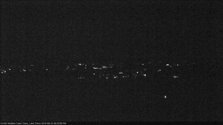 Lake Travis webcam, August 23, 2019 8:30 PM CT