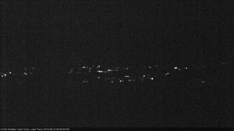 Lake Travis webcam, August 23, 2019 8:50 PM CT