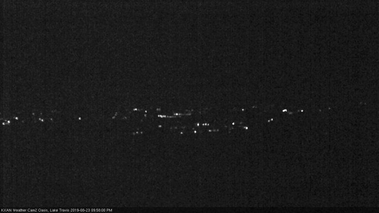 Lake Travis webcam, August 23, 2019 9:00 PM CT