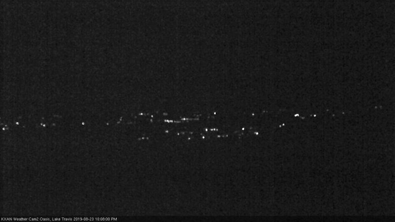 Lake Travis webcam, August 23, 2019 9:10 PM CT