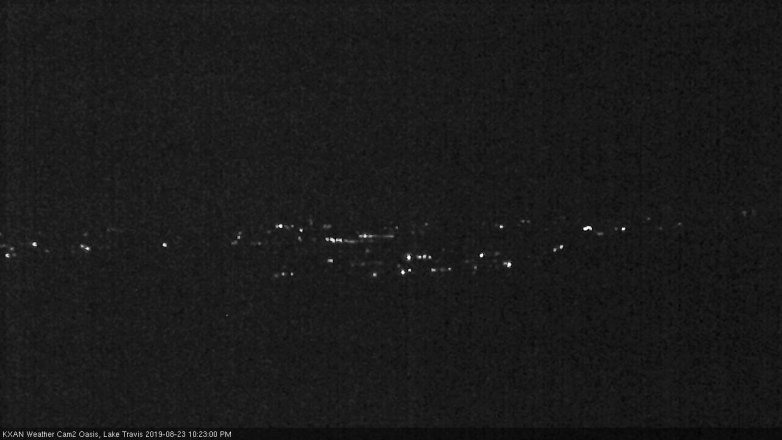 Lake Travis webcam, August 23, 2019 9:25 PM CT