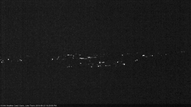 Lake Travis webcam, August 23, 2019 9:30 PM CT