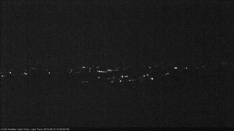 Lake Travis webcam, August 23, 2019 9:40 PM CT