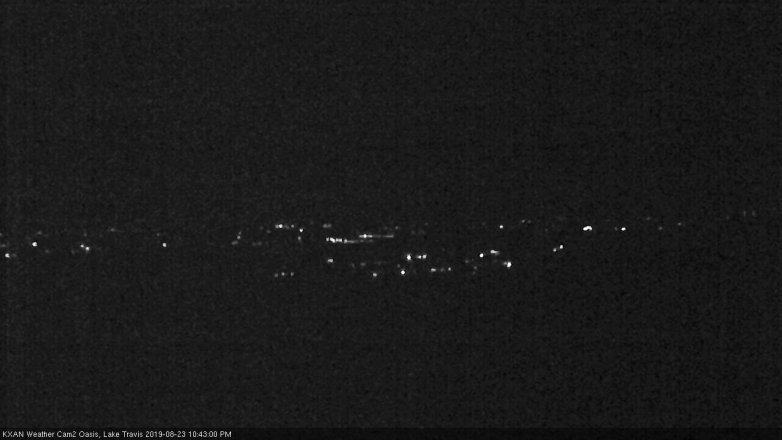Lake Travis webcam, August 23, 2019 9:45 PM CT