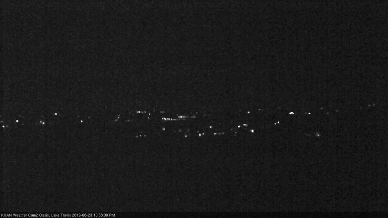 Lake Travis webcam, August 23, 2019 10:00 PM CT