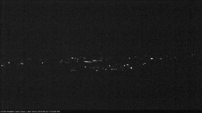 Lake Travis webcam, August 23, 2019 10:05 PM CT