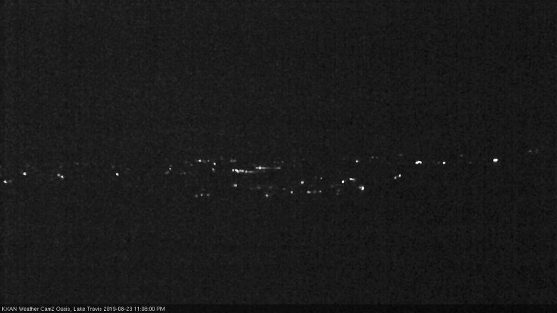 Lake Travis webcam, August 23, 2019 10:10 PM CT